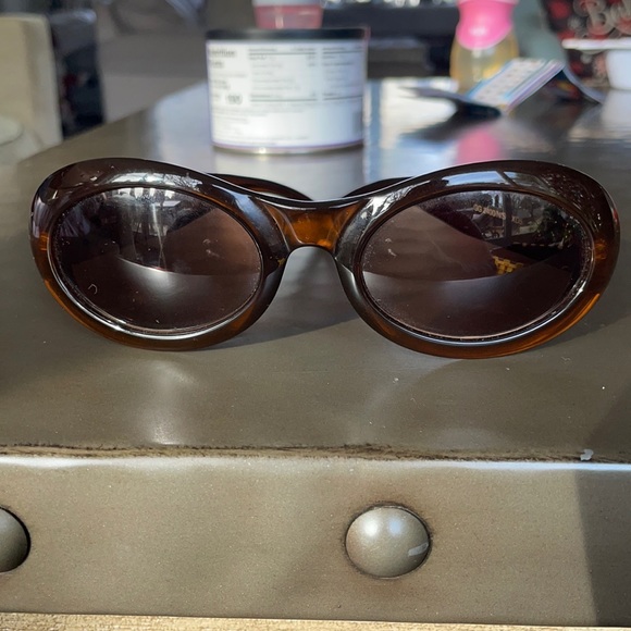 Gucci sunglasses brown preowned